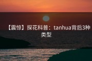 【震惊】探花科普：tanhua背后3种类型