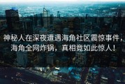 神秘人在深夜遭遇海角社区震惊事件，海角全网炸锅，真相竟如此惊人！